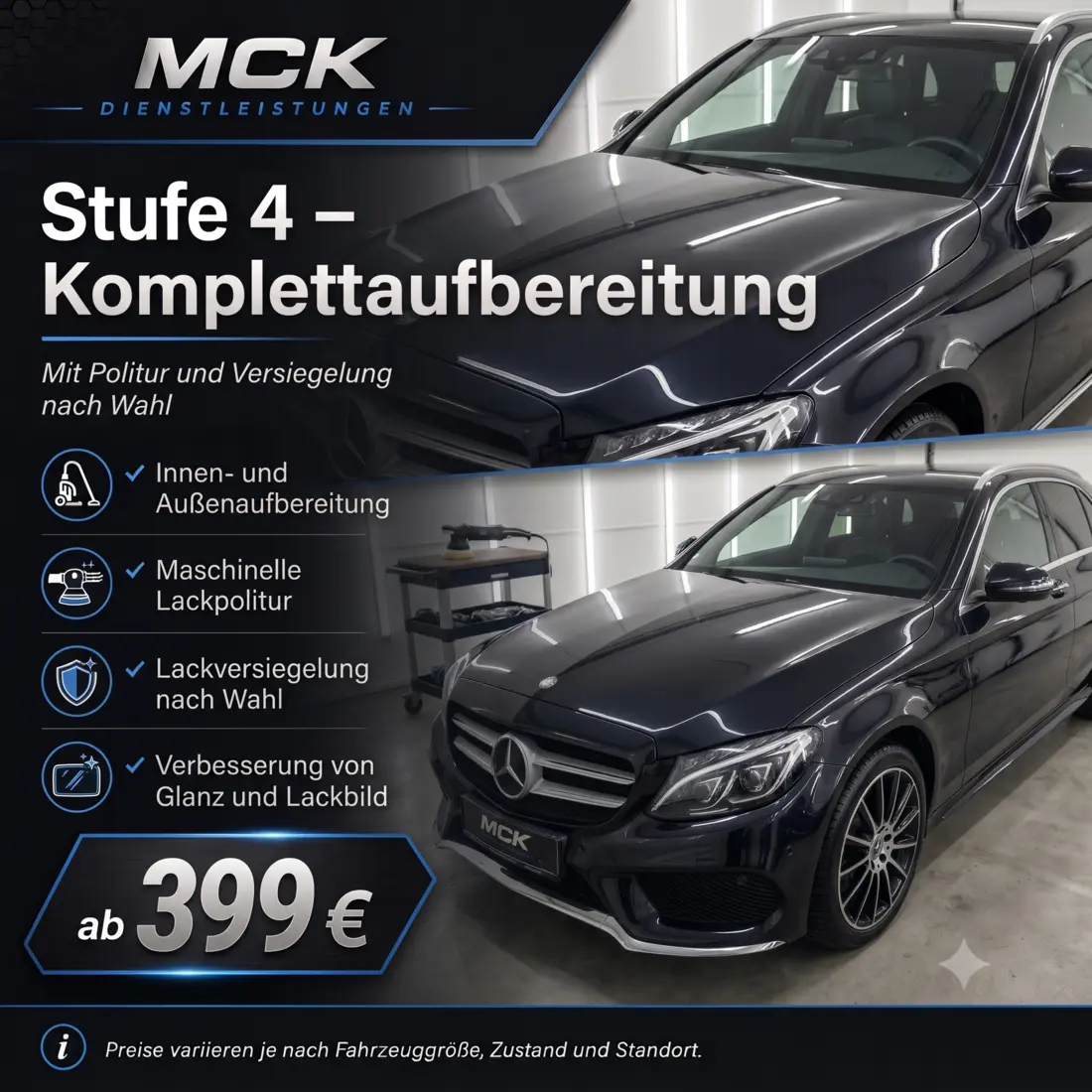 Stufe 04: Komplettaufbereitung, ab 399 €